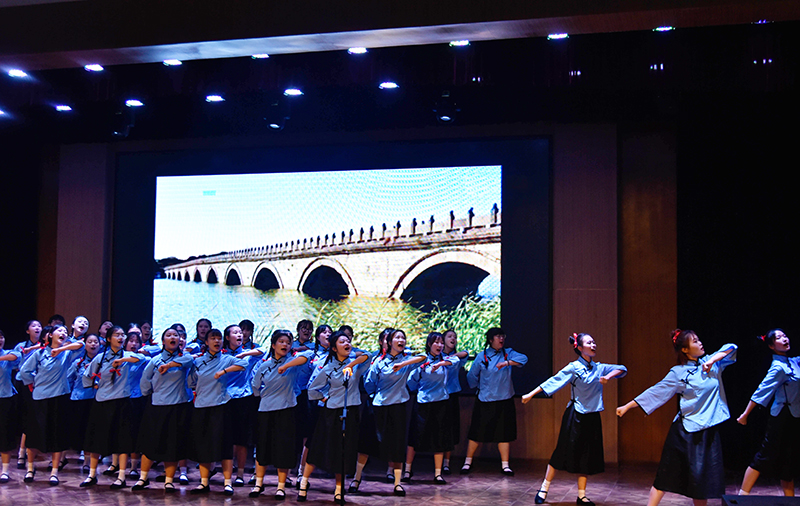 幼儿师范学院成功举办第一届儿歌演唱教育技能比赛(图3)