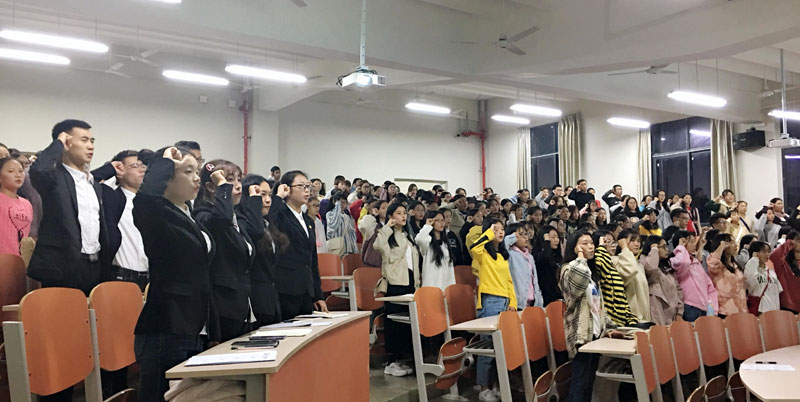 幼儿师范学院举行2018学年团总支学生会见面会(图5)